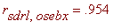 r[sdrl,osebx] = .954