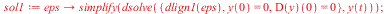 impulse_func := proc (m, r, k, a, eps, n) local h, dlign1, dlign2, sol1, sol2, plt1, plt2, pltd, plt, txt, txtd, kloss, e; with(plots); h := proc (eps) options operator, arrow; `/`(`*`(`+`(H(`+`(t, `-...