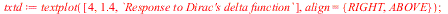 impulse_func := proc (m, r, k, a, eps, n) local h, dlign1, dlign2, sol1, sol2, plt1, plt2, pltd, plt, txt, txtd, kloss, e; with(plots); h := proc (eps) options operator, arrow; `/`(`*`(`+`(H(`+`(t, `-...