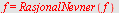 f = RasjonalNevner(f)