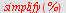 simplify(%)