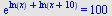 exp(`+`(ln(x), ln(`+`(x, 10)))) = 100