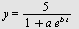 y = `+`(`/`(`*`(5), `*`(`+`(1, `*`(a, `*`(`^`(e, `*`(b, `*`(t)))))))))