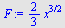 `+`(`*`(`/`(2, 3), `*`(`^`(x, `/`(3, 2)))))