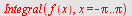 Integral(f(x), x = `+`(`-`(Pi)) .. Pi)