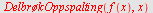 DelbrøkOppspalting(f(x), x)