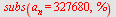 subs(a[n] = 327680, %)