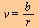 v = `/`(`*`(b), `*`(r))
