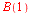 B(1)