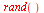 rand()
